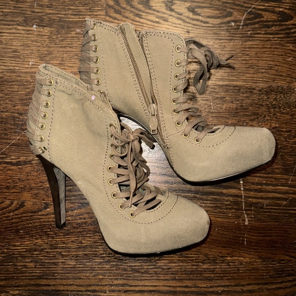 ASH Plarform Heeled Booties Sz 7 - Picture 5 of 5